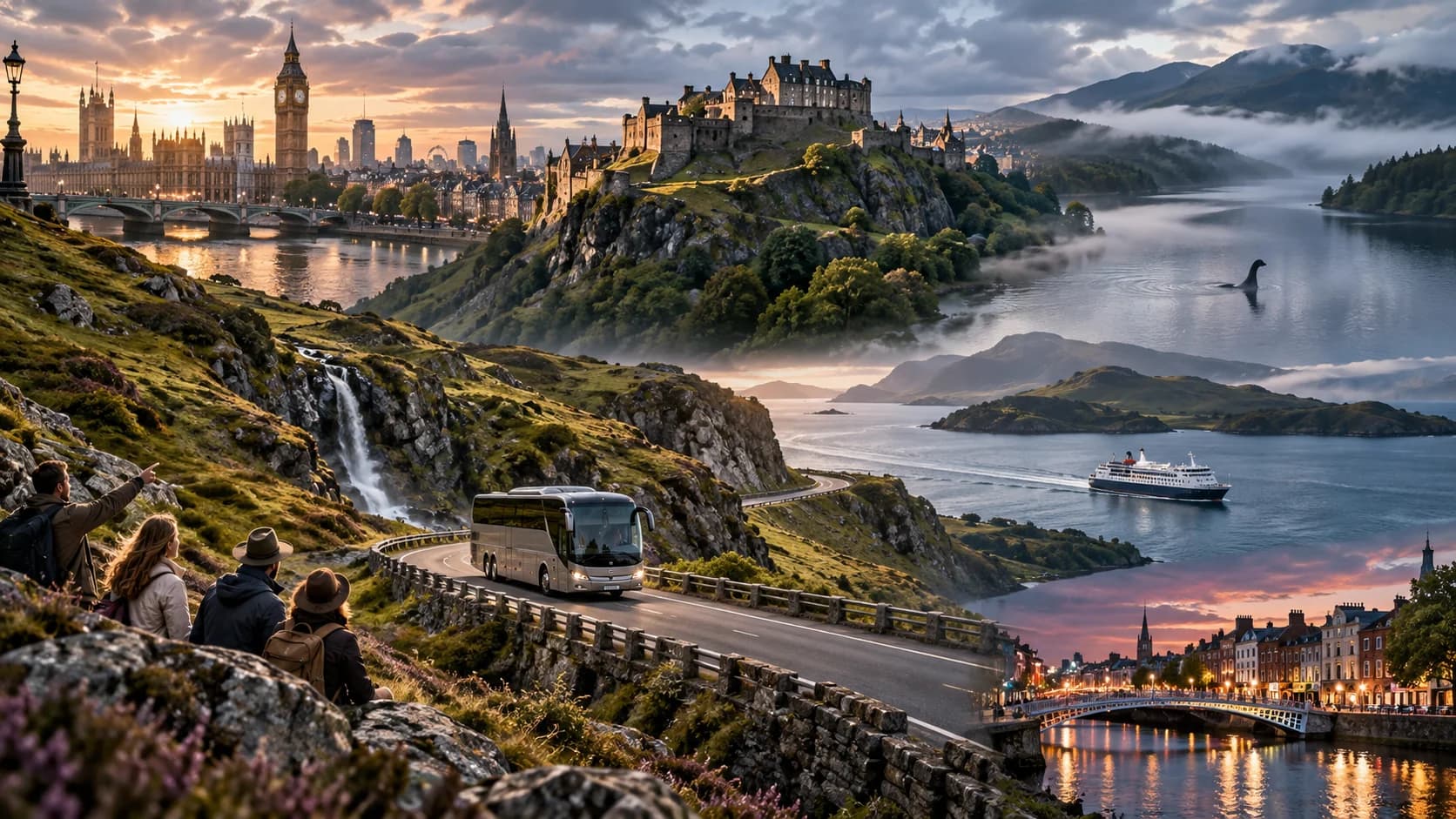 بريطانيا واسكتلندا وأيرلندا 8 أيام